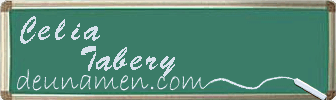 Celia Tabery Visitenkarte